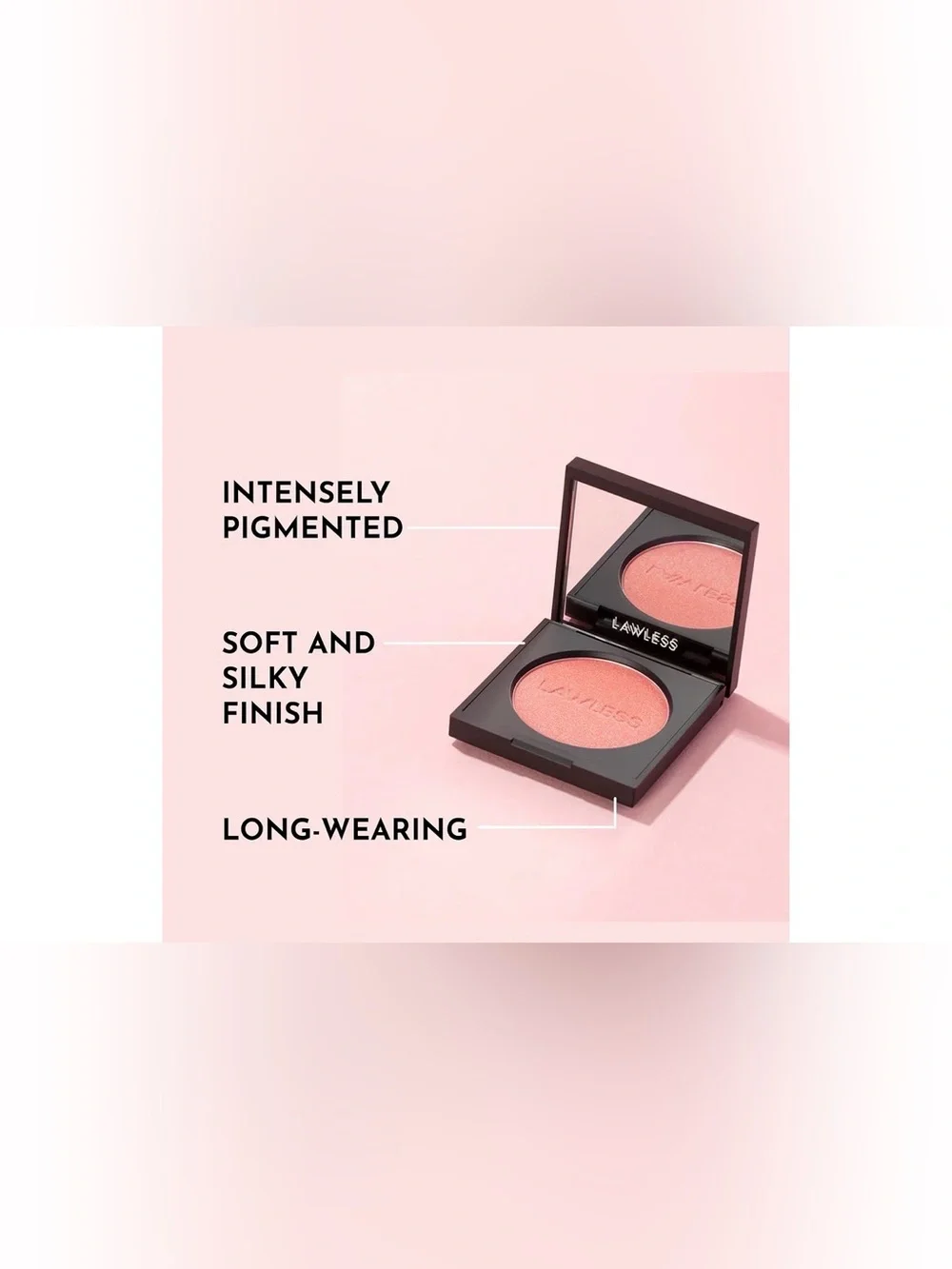 NIB Lawless Make Me Blush Talc-Free Velvet Blush Phoenix Full Size Vegan